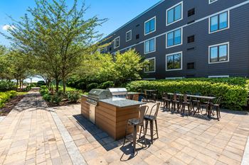 Stunning rooftop courtyard